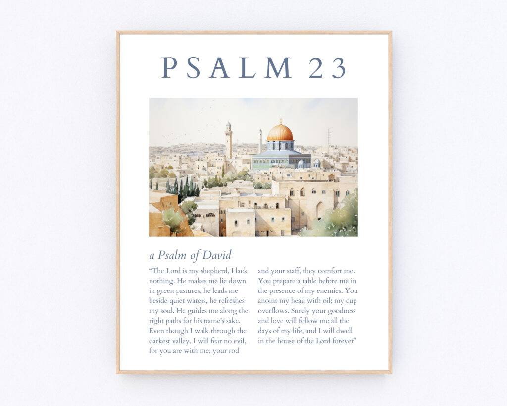 Psalm 23 Wall Art - Image 2