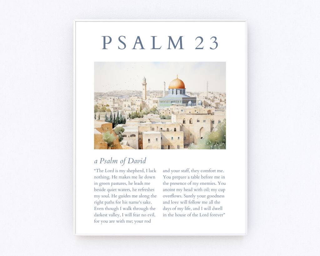 Psalm 23 Wall Art - Image 3