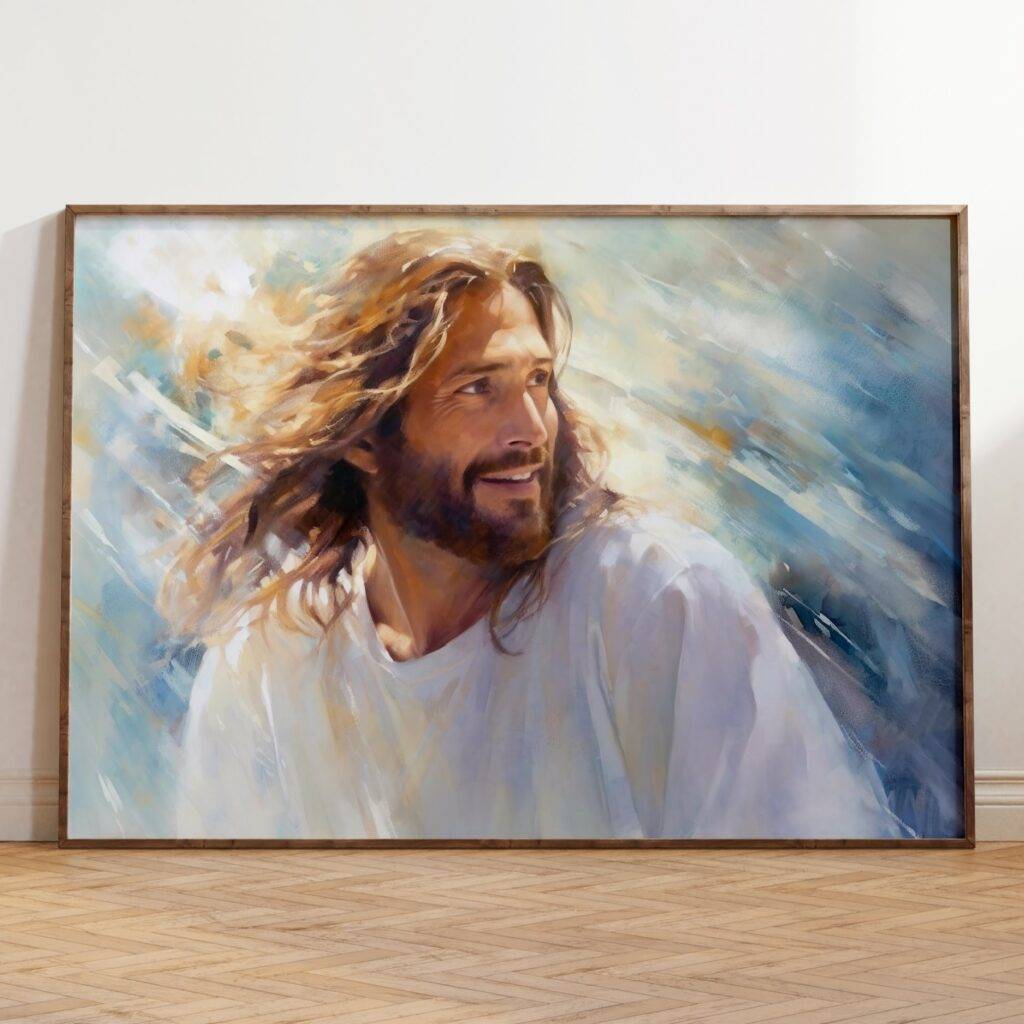 Watercolor Jesus Portrait: The Perfect Christian Gift and Wall Decor