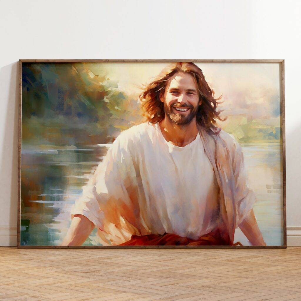 Watercolor Jesus Portrait: The Perfect Jesus Art Gift