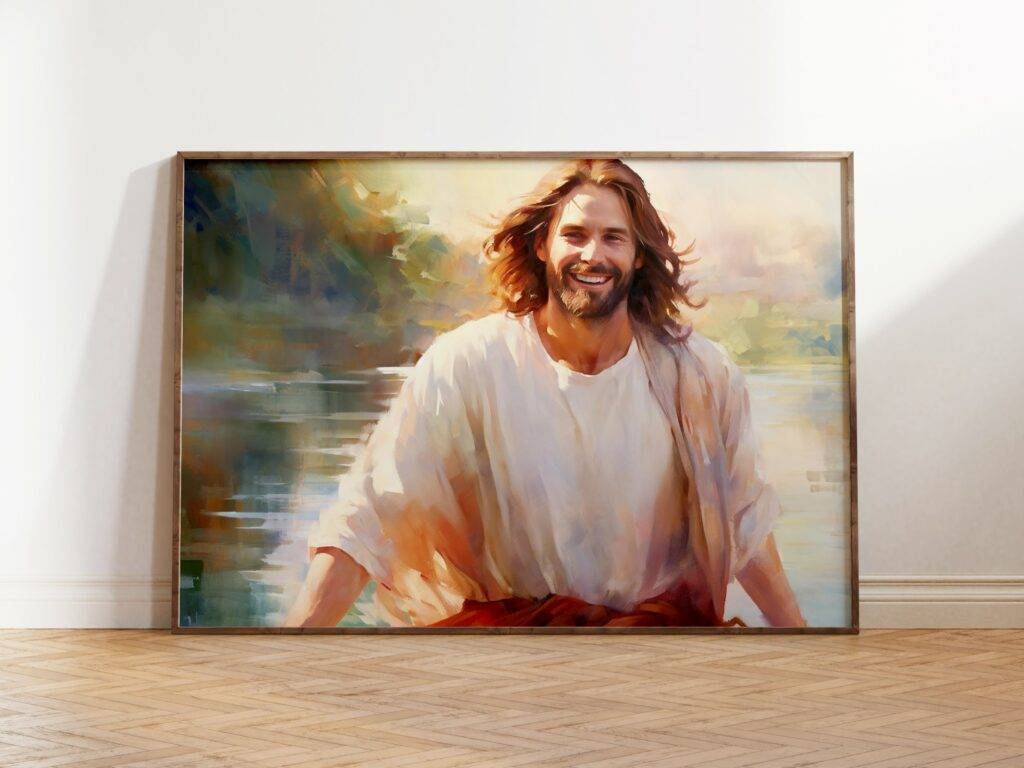 Watercolor Jesus Portrait: The Perfect Jesus Art Gift