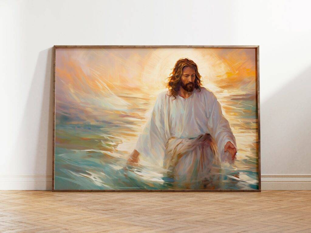 Jesus Christ Wall Art - Set of Four - Image 5