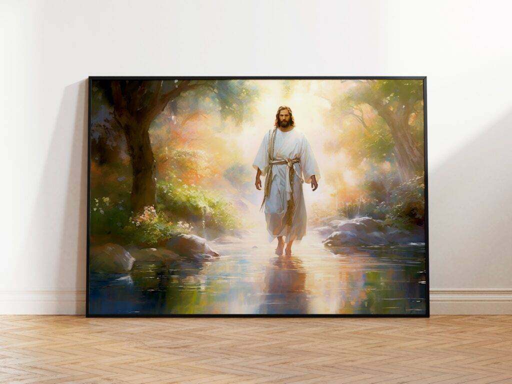 Jesus Walking on Water Wall Art - Image 3