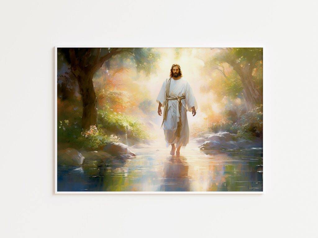 Jesus Walking on Water Wall Art - Image 2