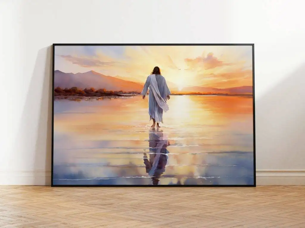 Jesus Walking on Water Wall Art - Image 2