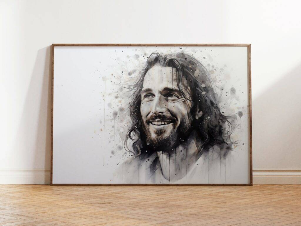 Jesus Christ Wall Art Portrait - Image 3