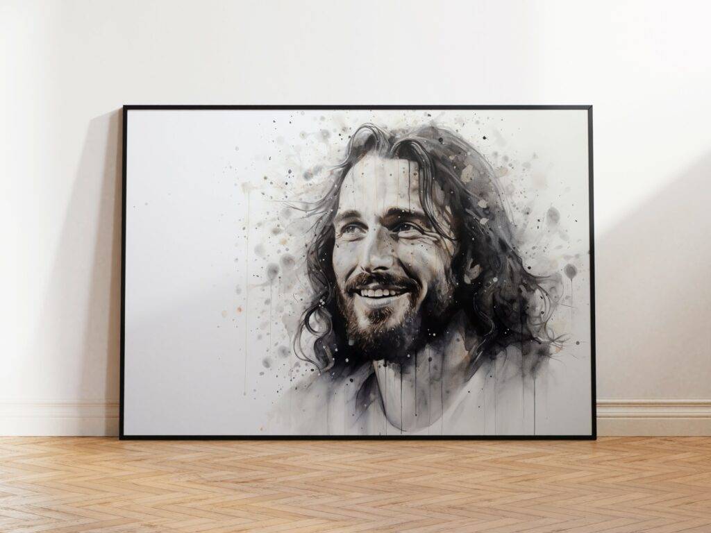 Jesus Christ Wall Art Portrait