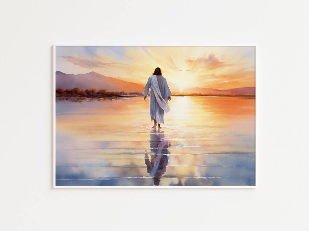 Jesus Walking on Water Wall Art - Image 3
