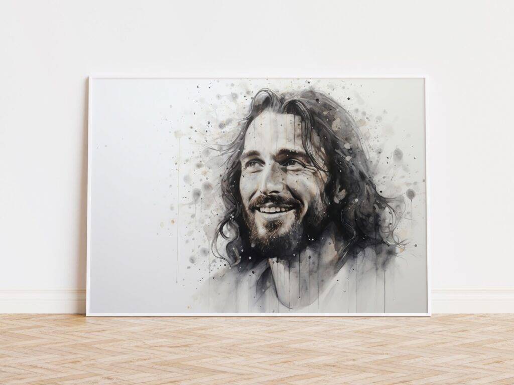 Jesus Christ Wall Art Portrait - Image 2