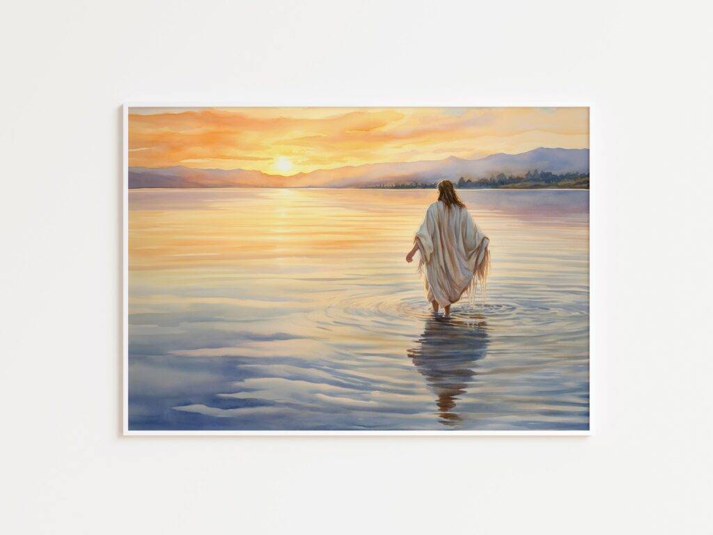 Jesus Walking on Water Wall Art - Image 3