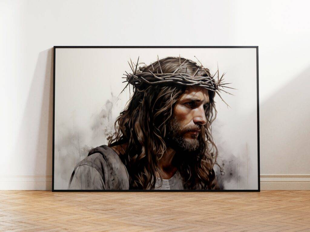 Jesus Crown of Thorns Wall Art - Image 3