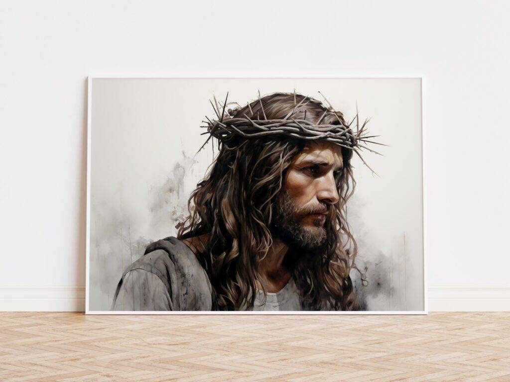 Jesus Crown of Thorns Wall Art - Image 2