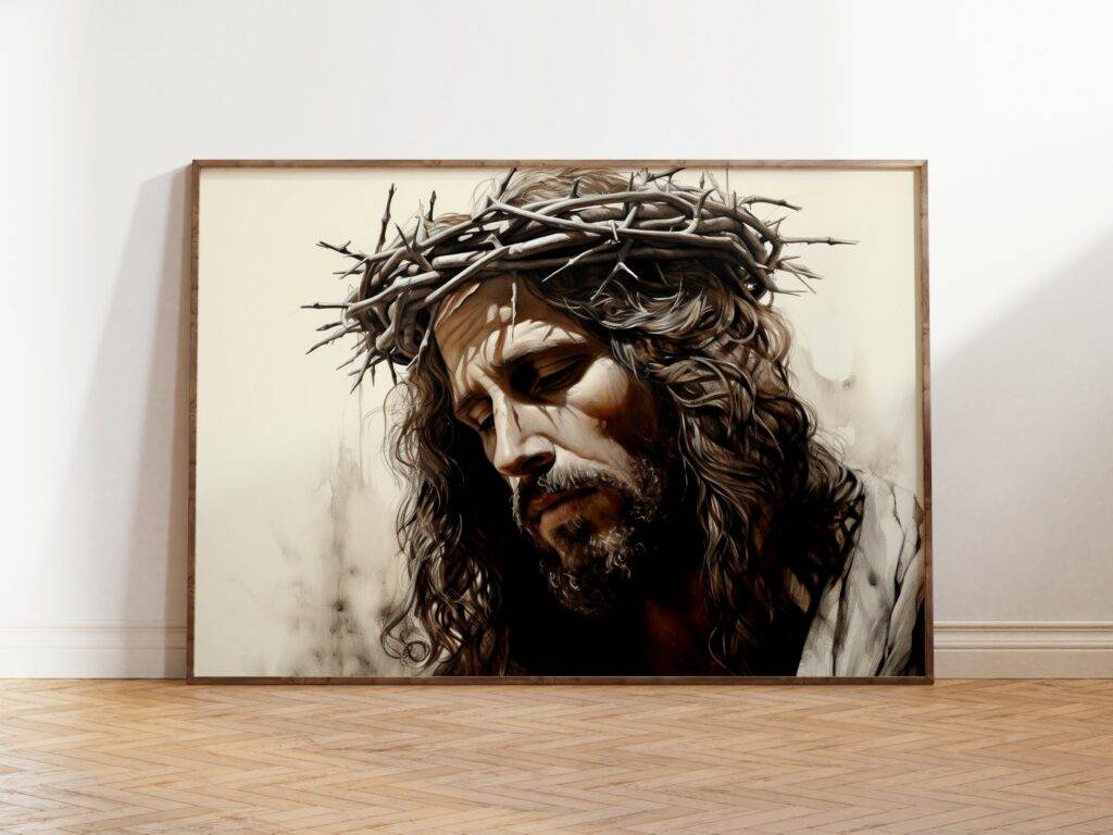 Jesus Crown of Thorns Wall Art - Image 2