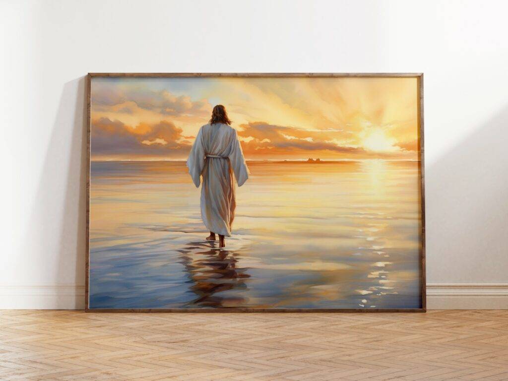Jesus Christ Wall Art - Set of Two - Image 3