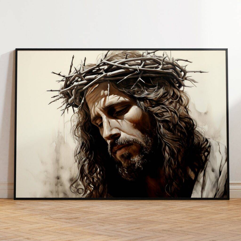 Jesus Crown of Thorns Wall Art