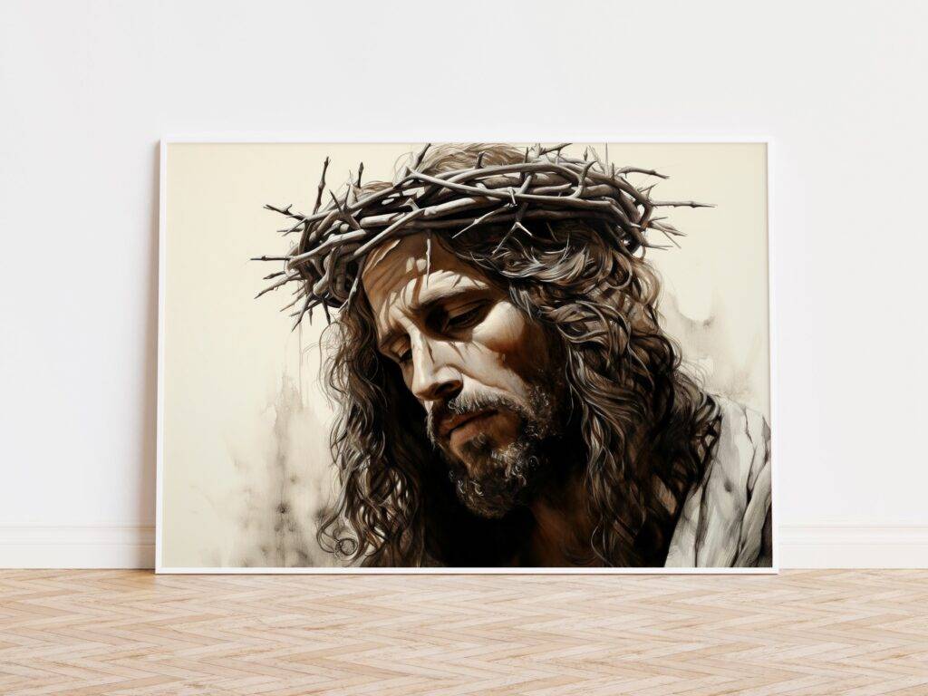 Jesus Crown of Thorns Wall Art - Image 3