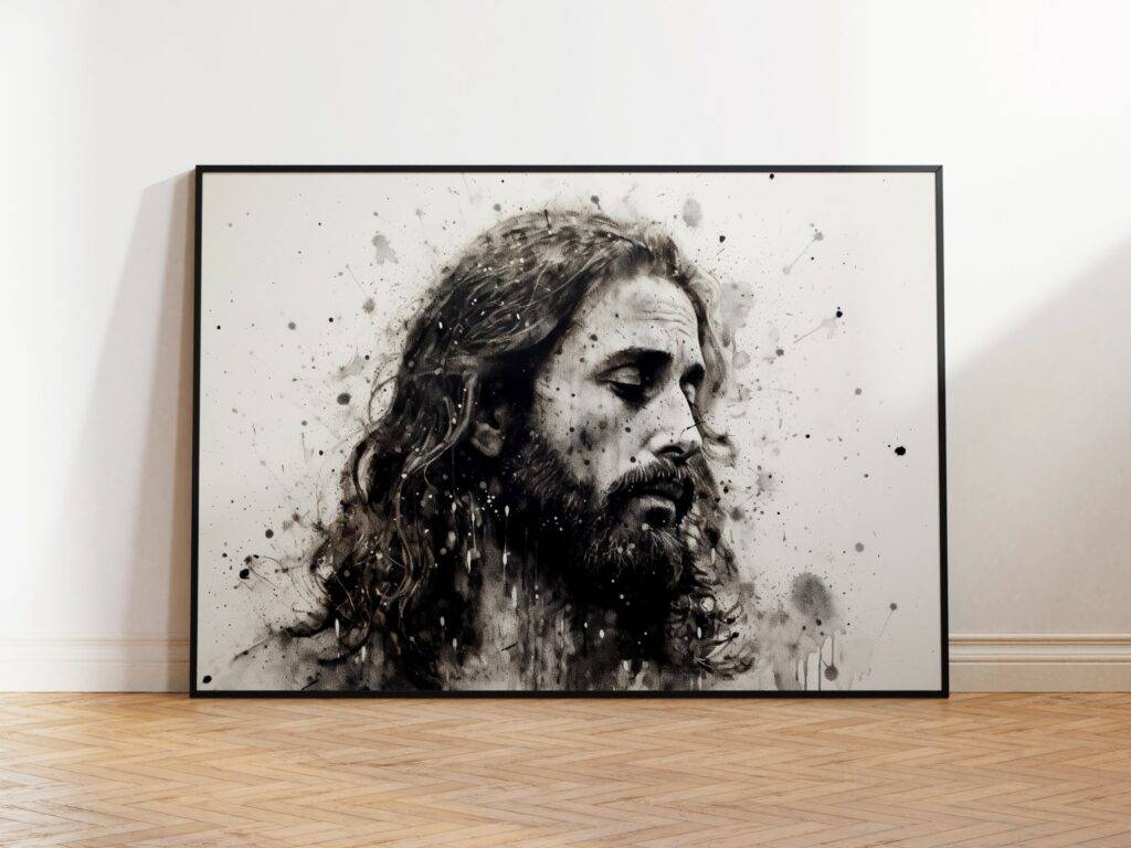 Jesus Christ Wall Art Portrait - Image 2