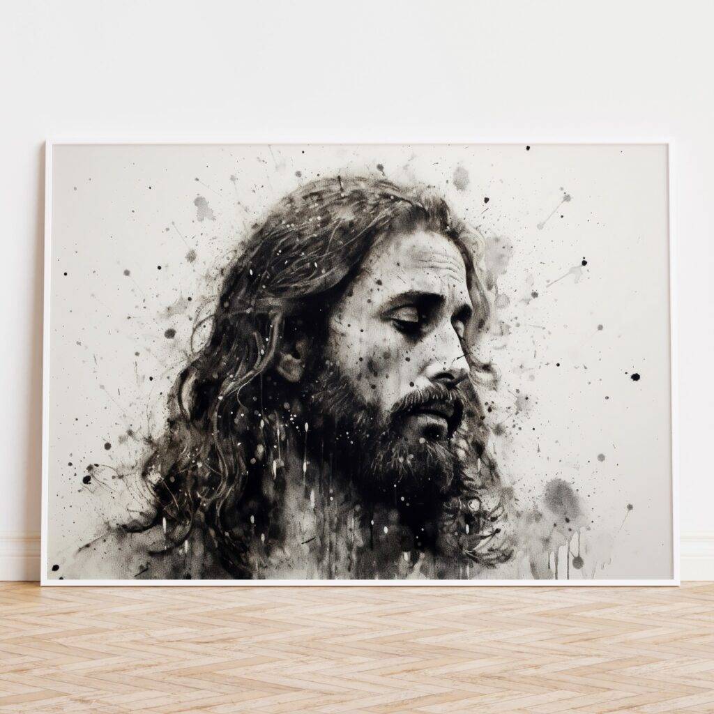 Jesus Christ Wall Art Portrait