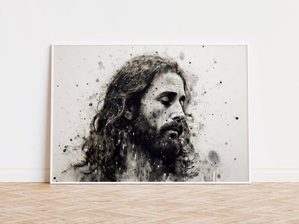 Jesus Christ Wall Art Portrait