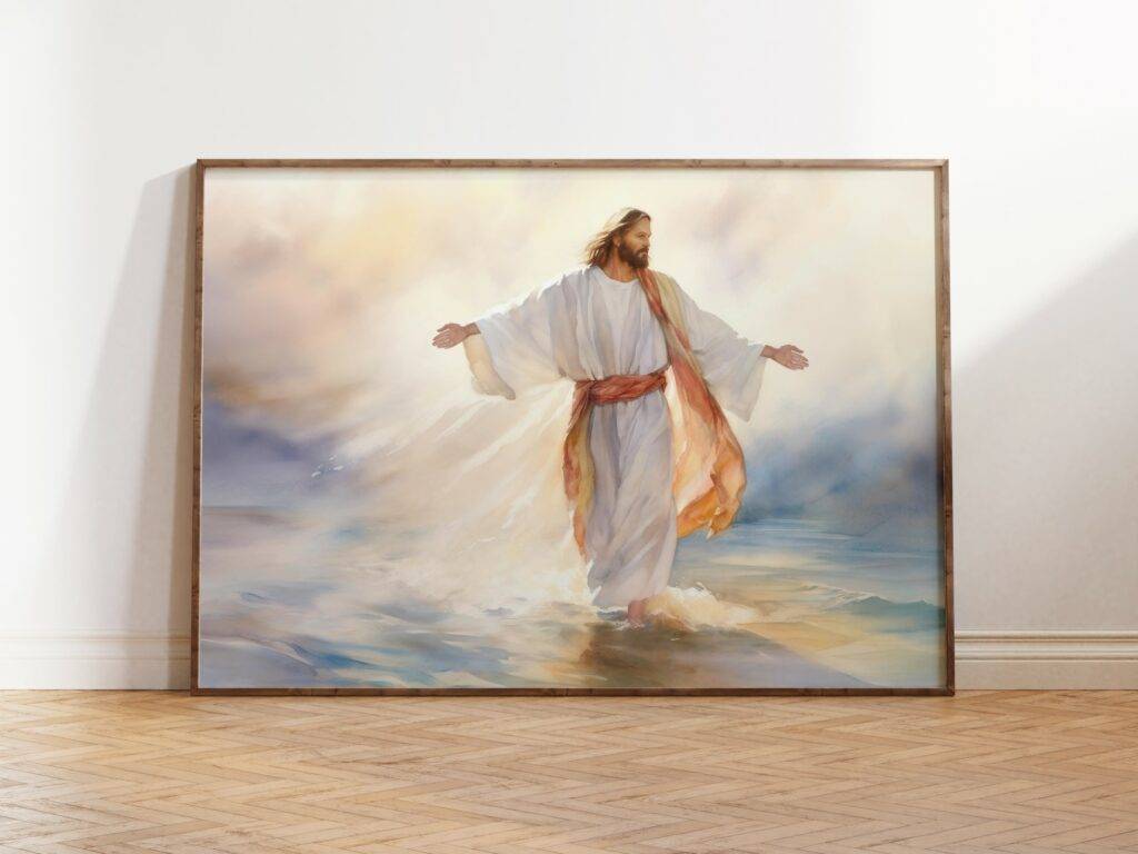 Jesus Christ Wall Art - Set of Three - Image 2
