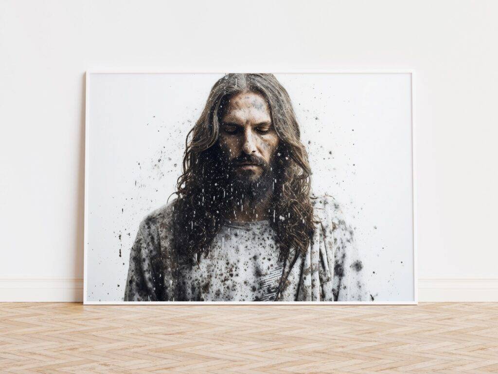 Jesus Christ Wall Art Portrait - Image 2