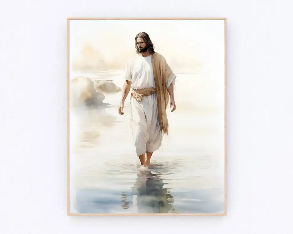 Jesus Walking on Water Wall Art