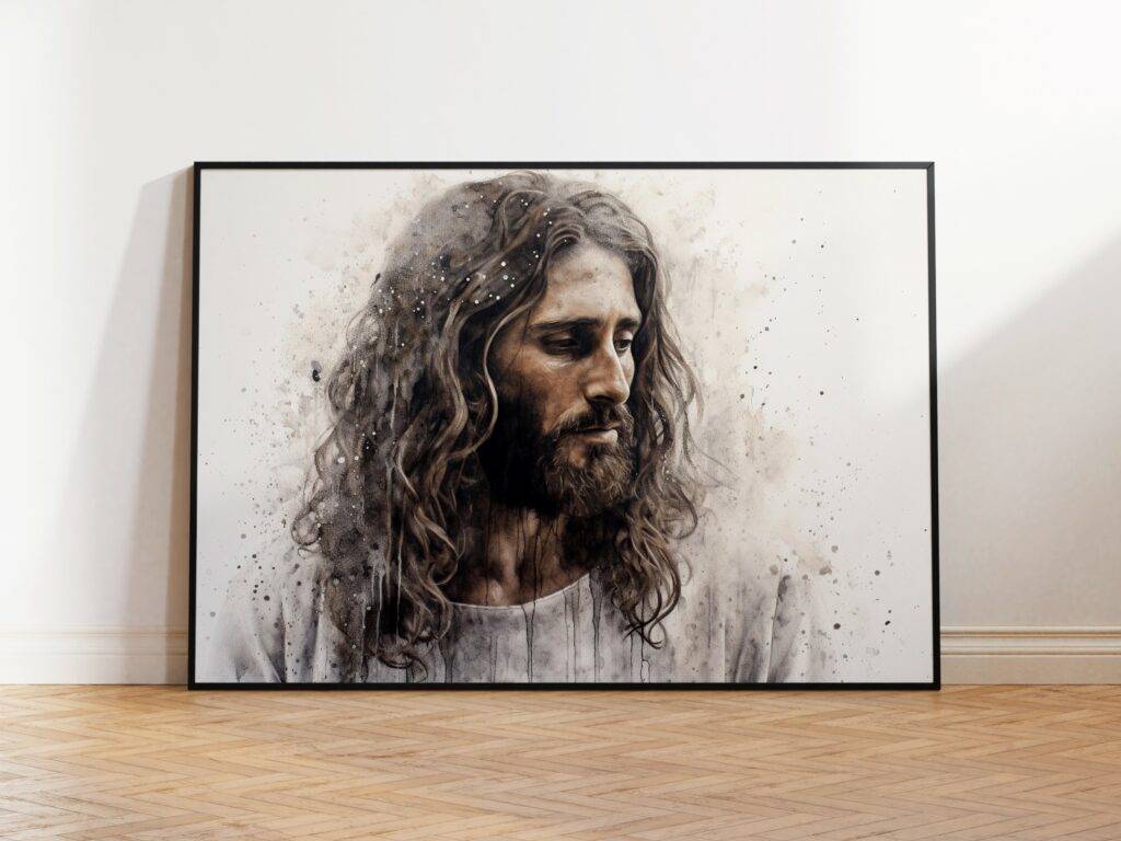 Jesus Christ Wall Art Portrait - Image 2
