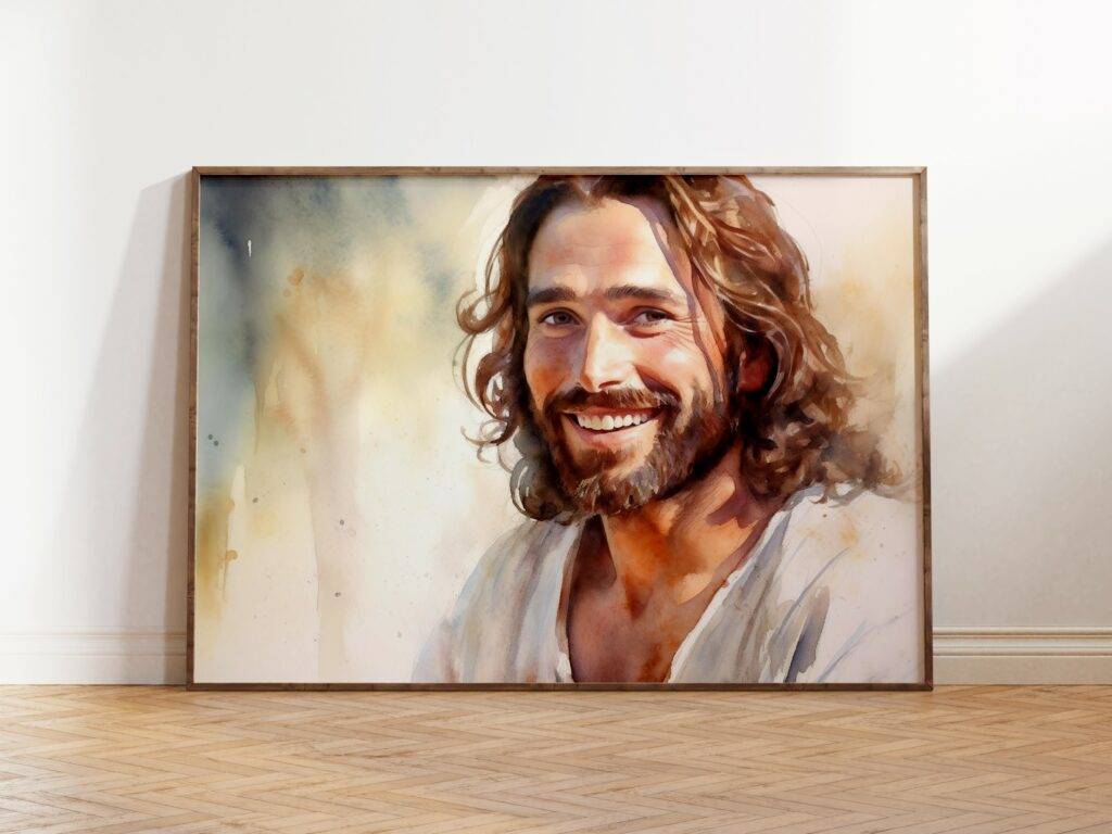 Jesus Christ Wall Art - Set of Two - Image 3