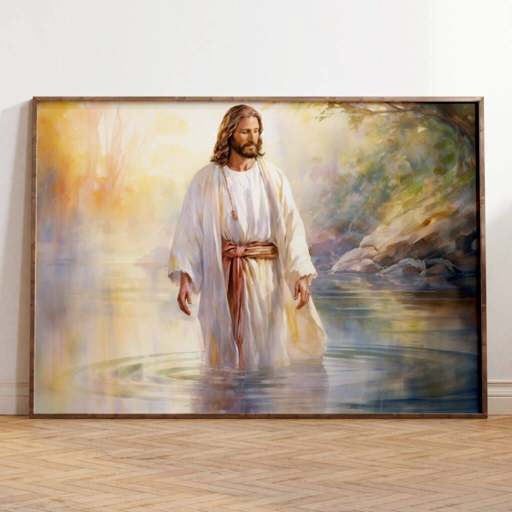 Jesus Walking on Water Wall Art