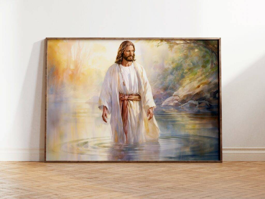 Jesus Walking on Water Wall Art