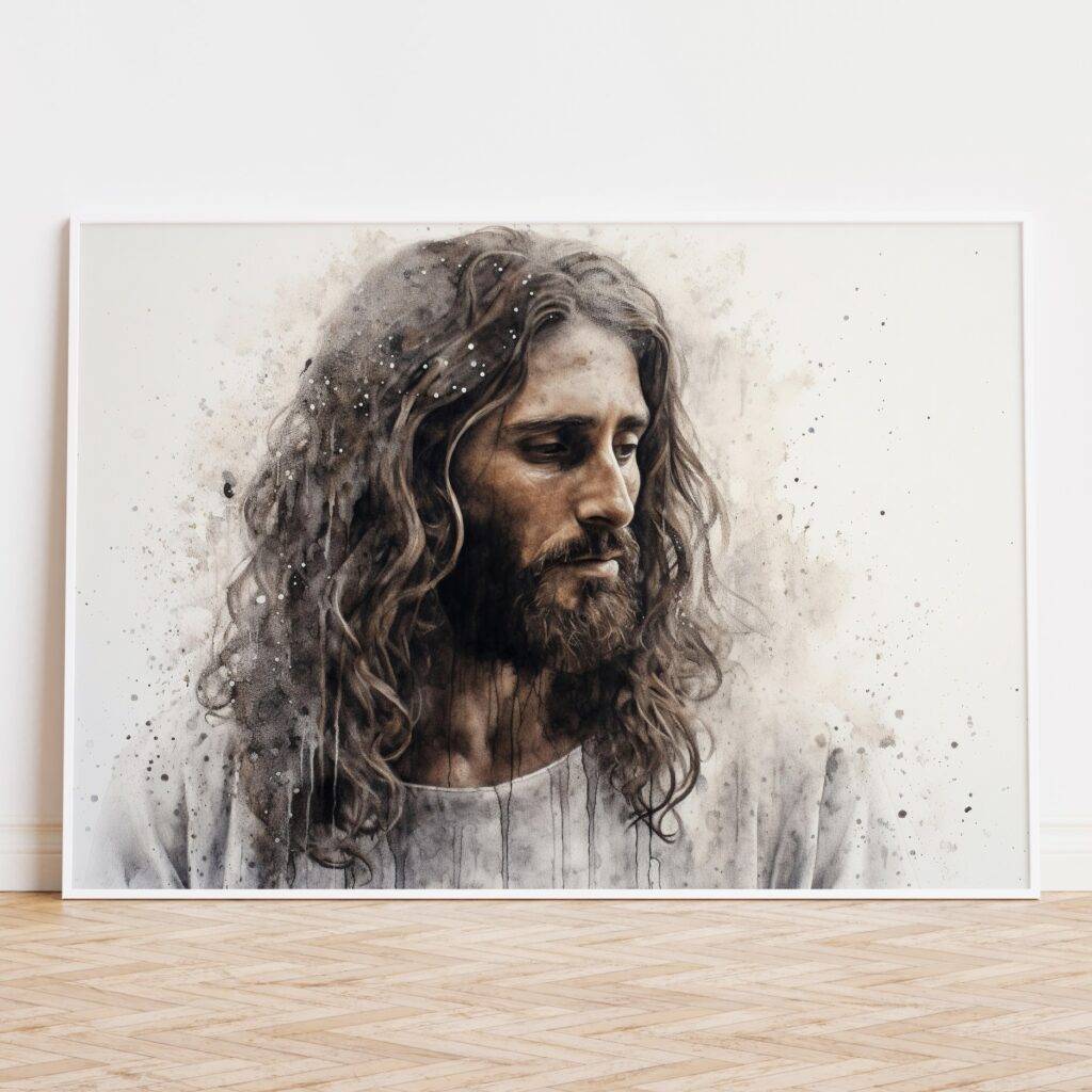 Jesus Christ Wall Art Portrait