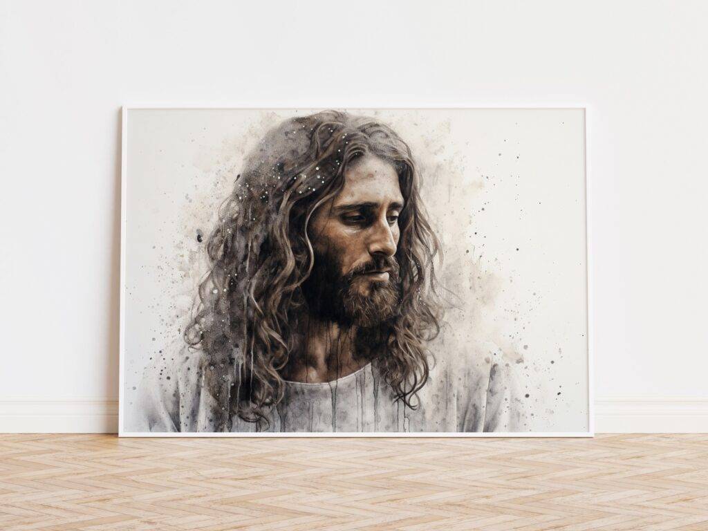 Jesus Christ Wall Art Portrait