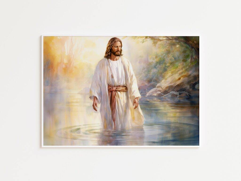 Jesus Walking on Water Wall Art - Image 3