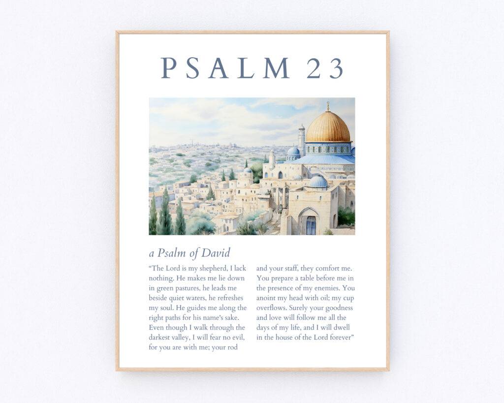Psalm 23 Wall Art - Image 5