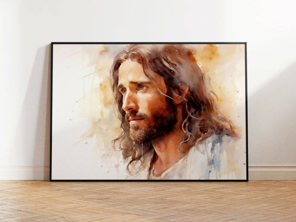 Jesus Christ Wall Art Portrait - Image 2