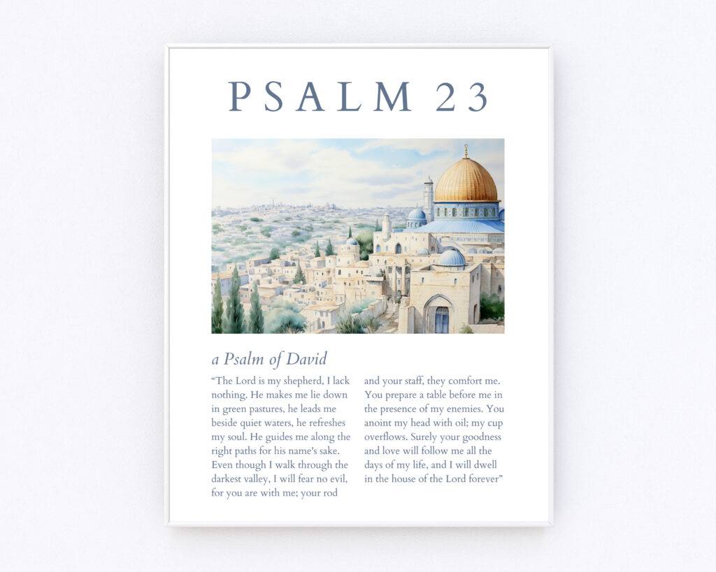 Psalm 23 Wall Art - Image 4