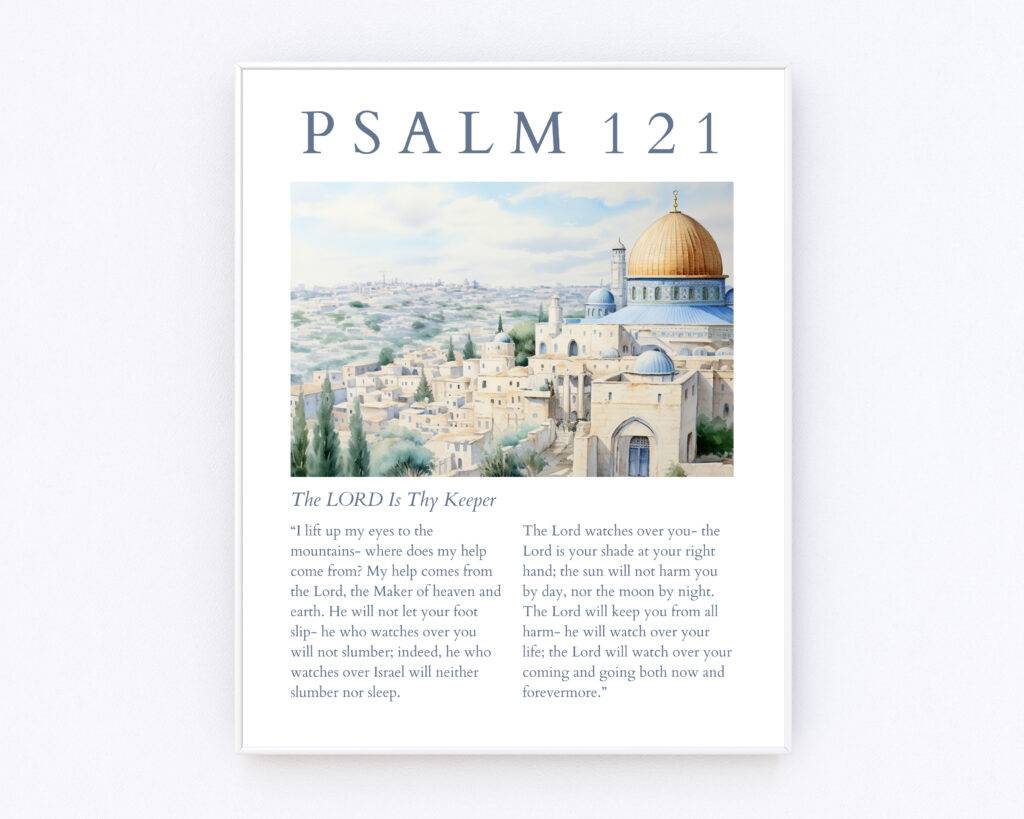 Psalm 121 Wall Art - Image 4