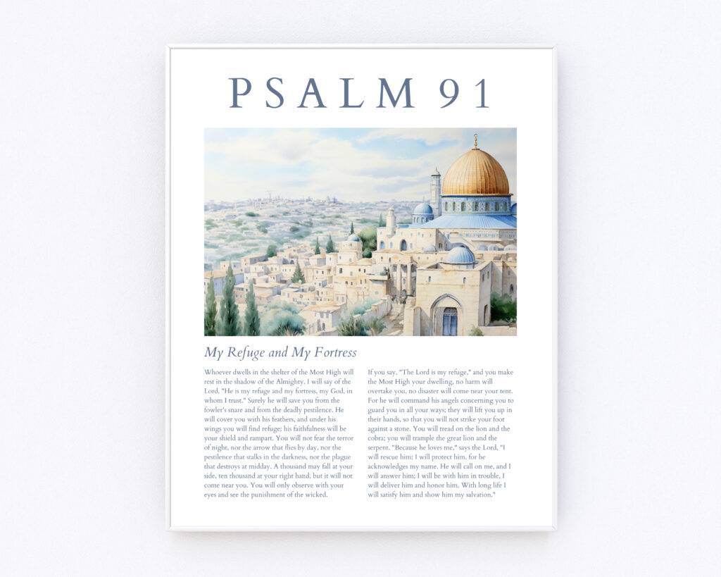 Psalm 91 Wall Art - Image 4