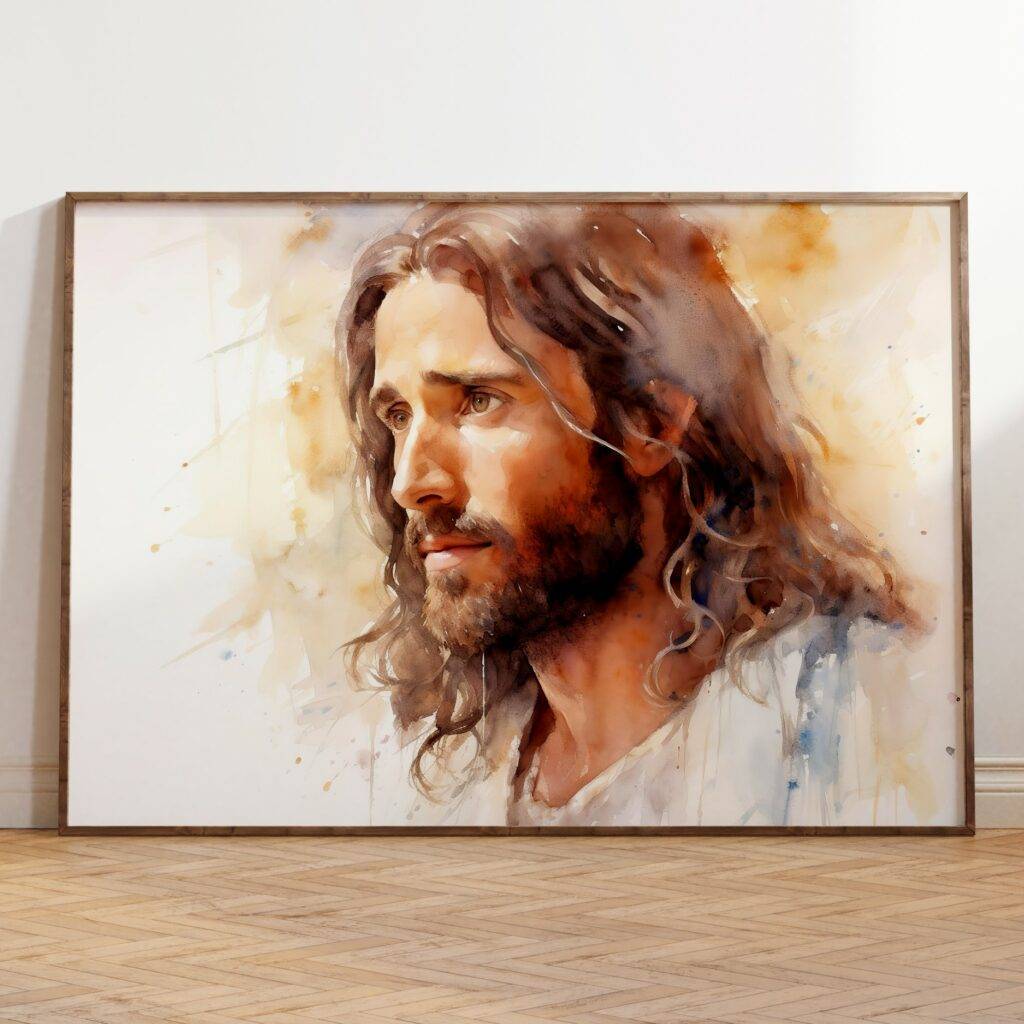 Jesus Christ Wall Art Portrait