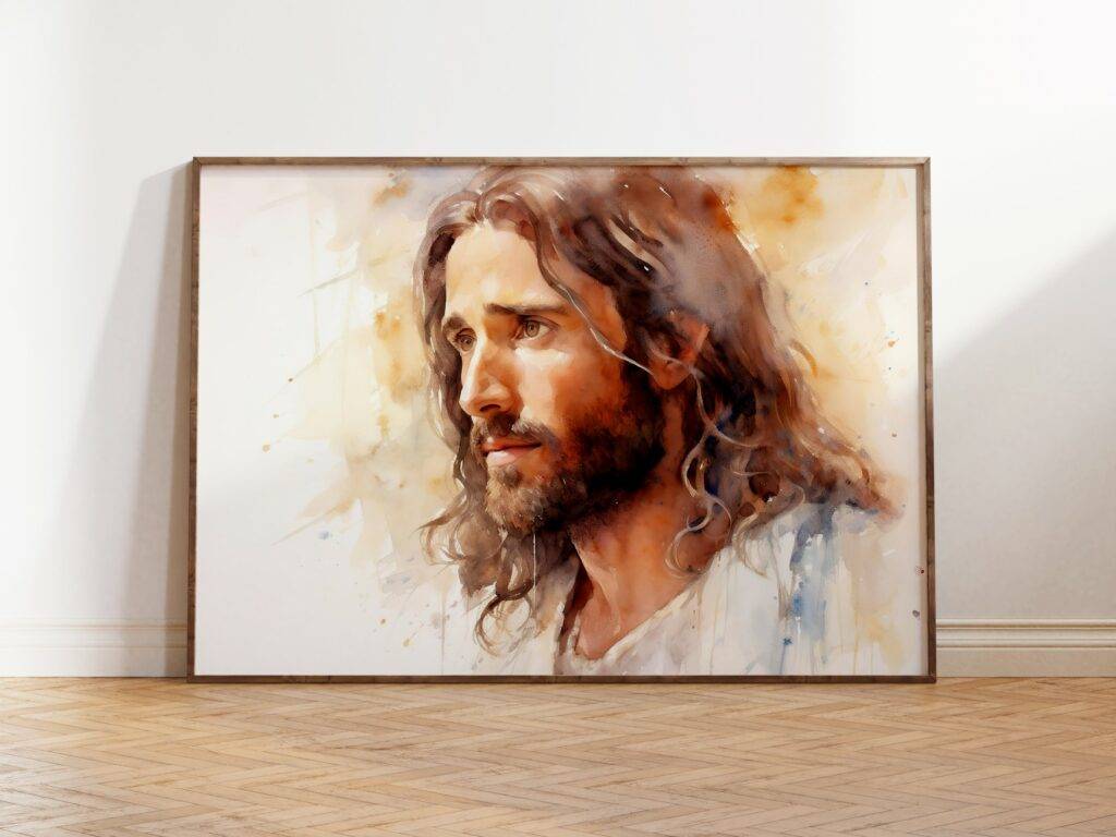 Jesus Christ Wall Art Portrait