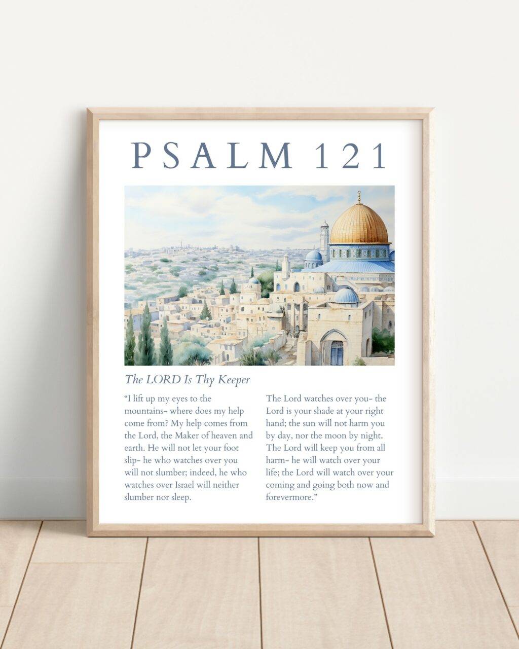 Psalm 121 Wall Art