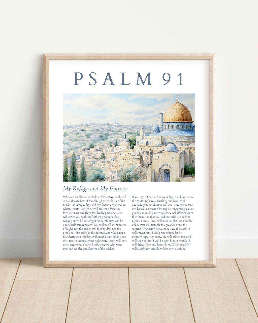 Psalm 91 Wall Art