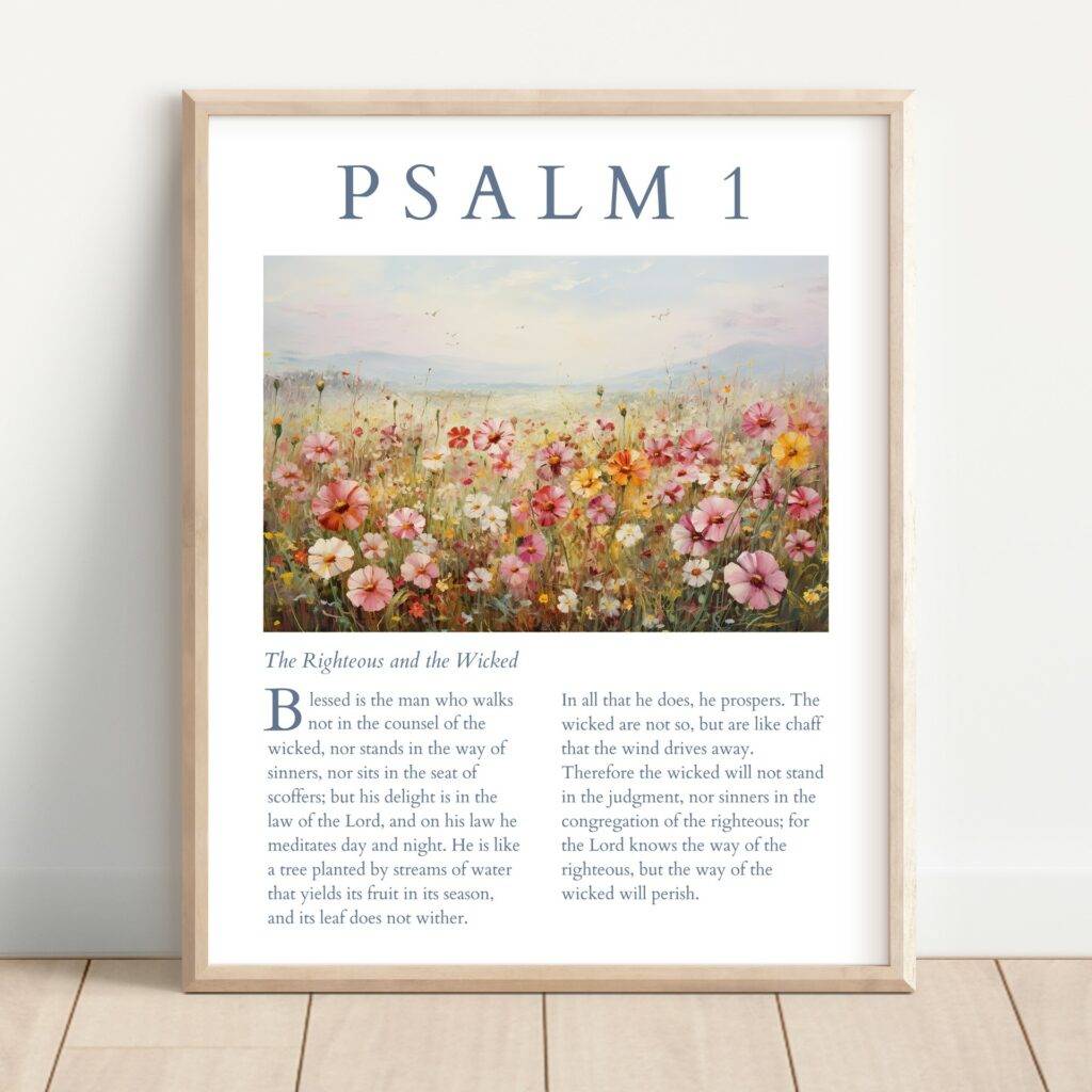 Psalm 1 Wall Art