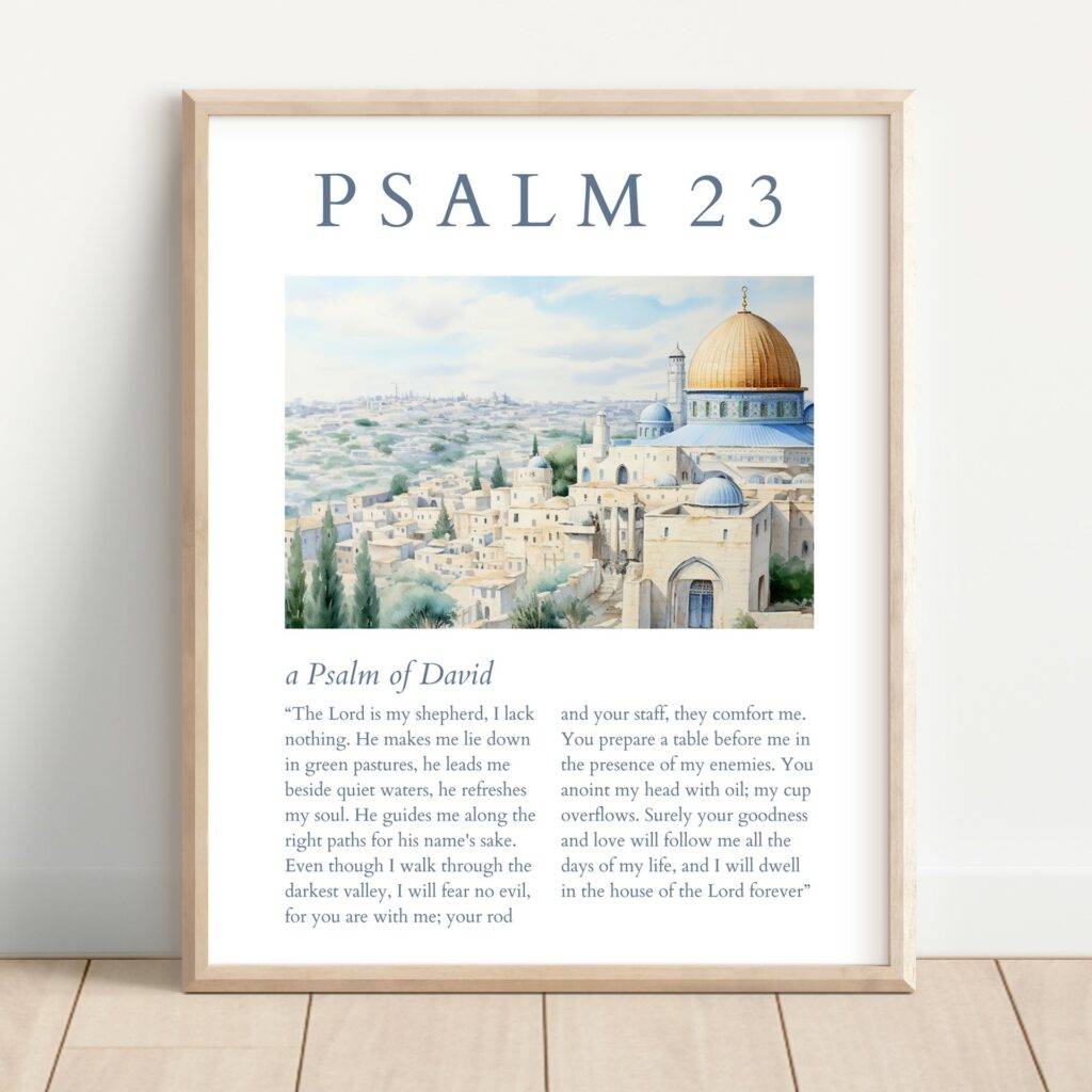 Psalm 23 Wall Art