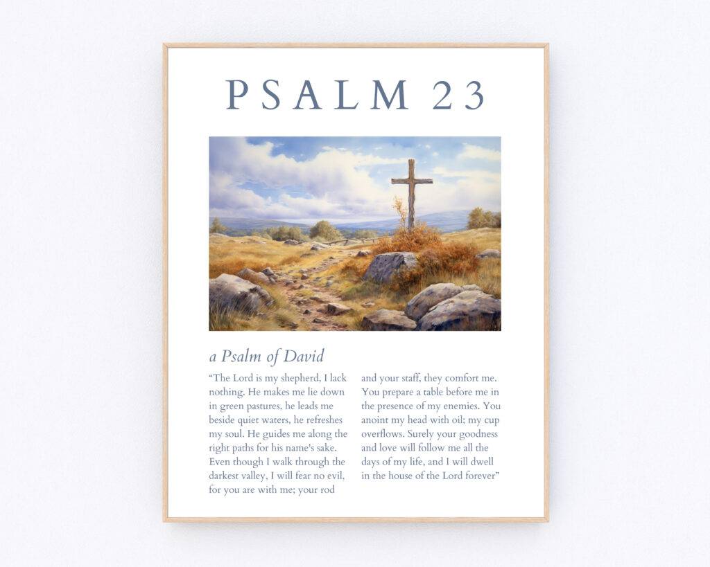 Psalm 23 Wall Art - Image 5
