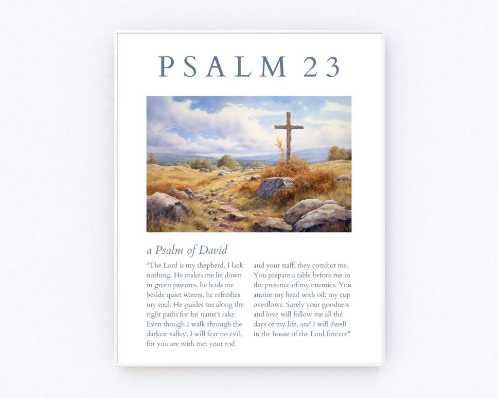 Psalm 23 Wall Art - Image 4