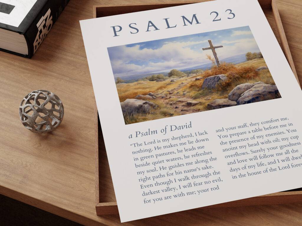 Psalm 23 Wall Art - Image 2
