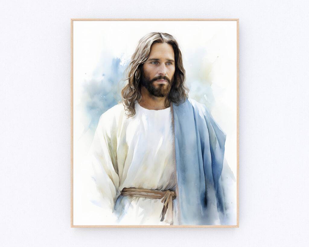 Jesus Christ Wall Art Portrait - Image 4