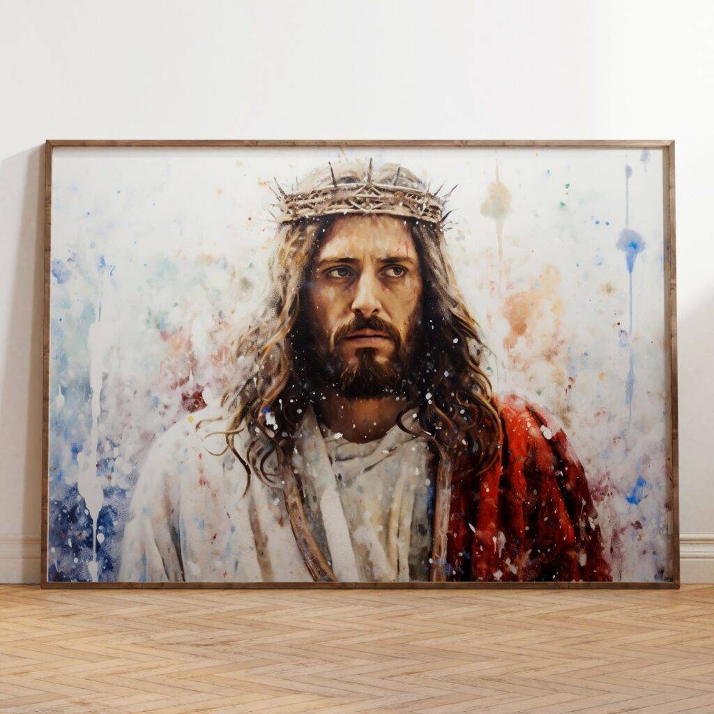 Jesus Christ Wall Art Portrait