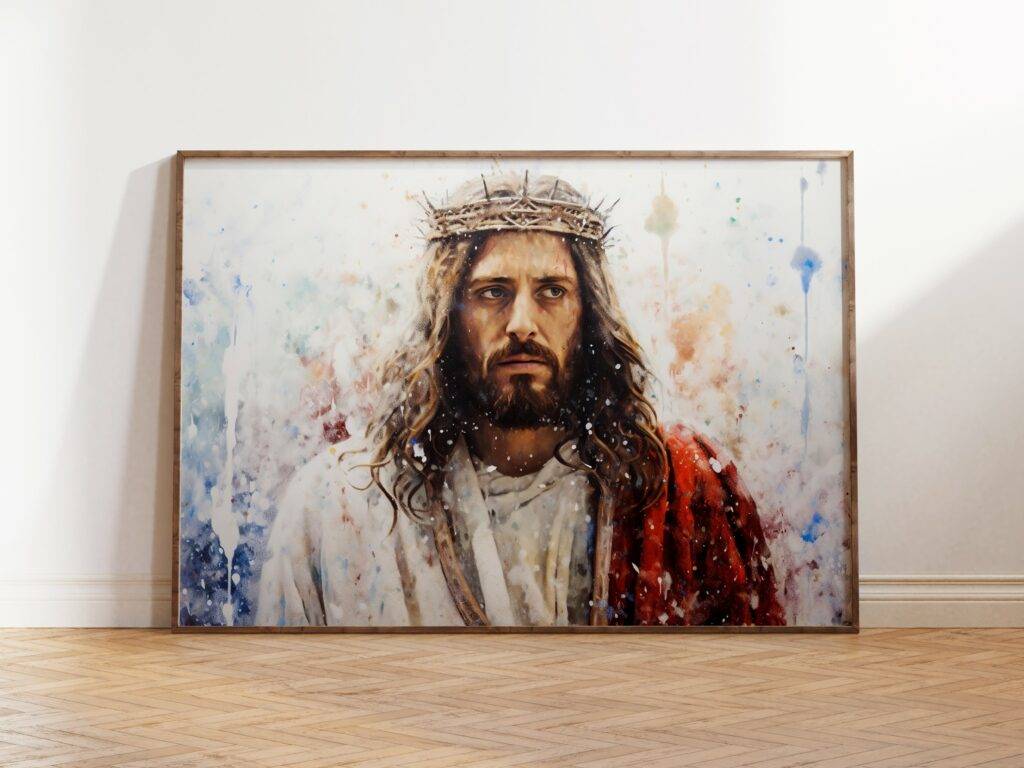 Jesus Christ Wall Art Portrait